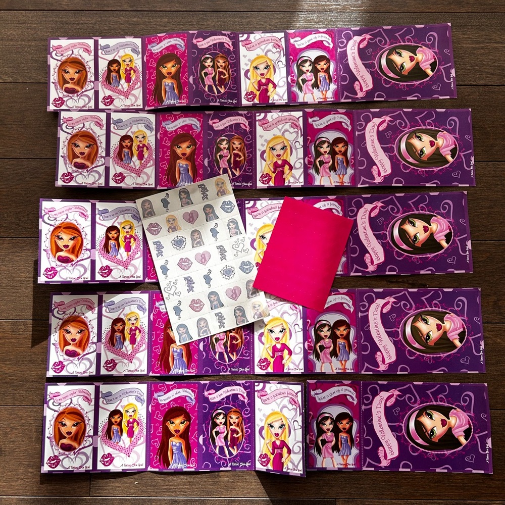 Y2K BRATZ Valentine’s Day cards x35‎